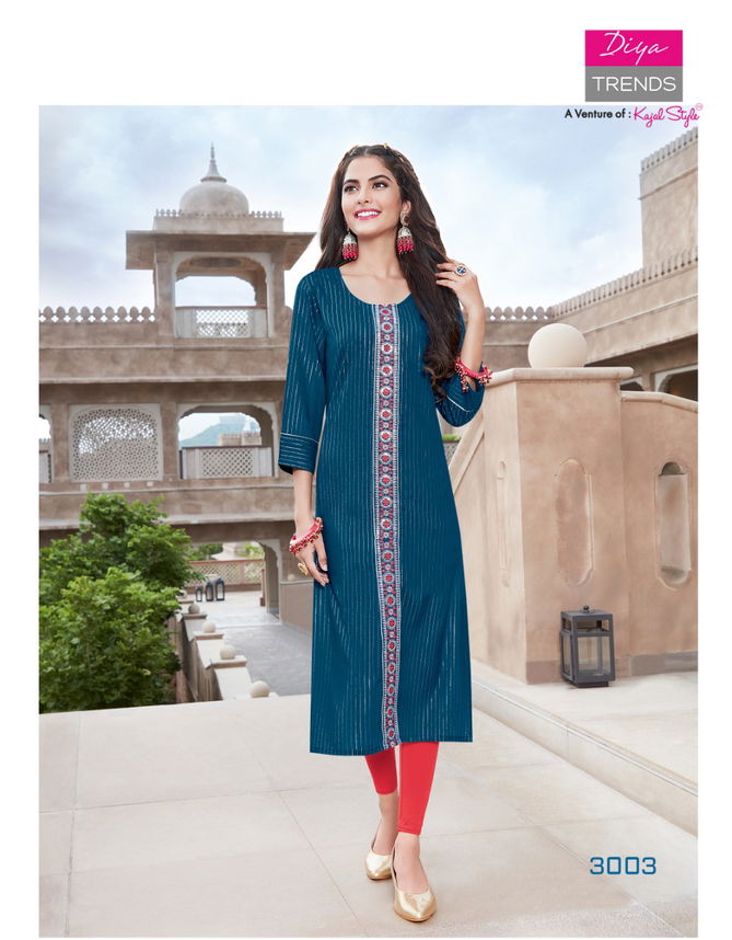 Fashion Story 3 New Fancy Ethnic Wear  Embroidery Kurti Collection